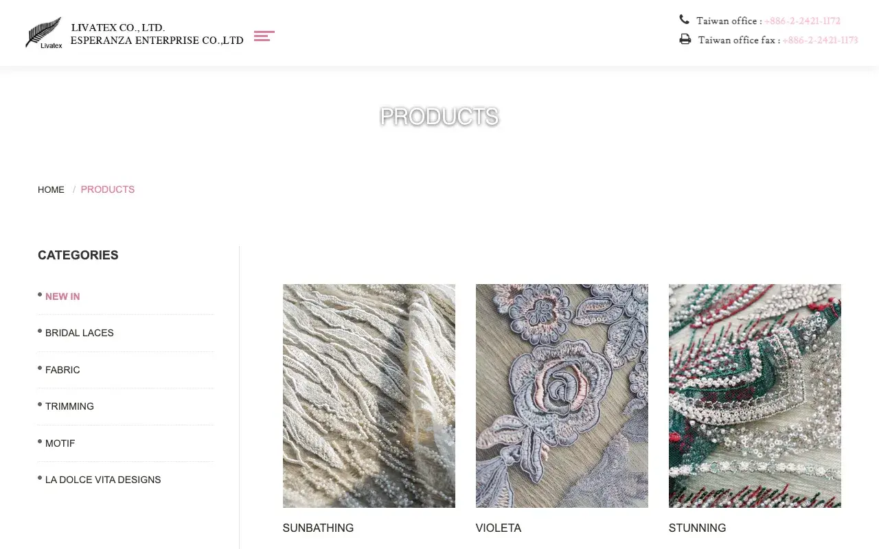 法柏實業有限公司｜La Dolce Vita Designs－PRODUCTS