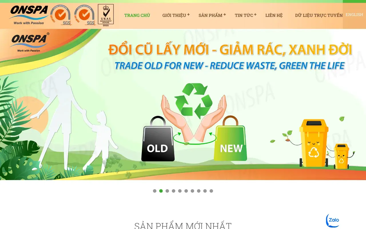 ONSPA (Shin Tung Vietnam Co., Ltd.)－tiếng việt