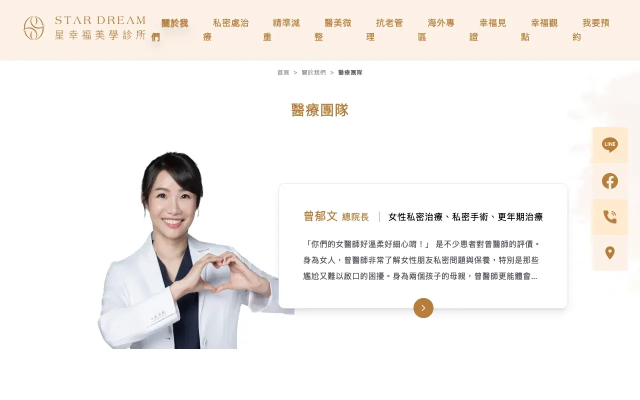 星幸福美學診所－醫療團隊