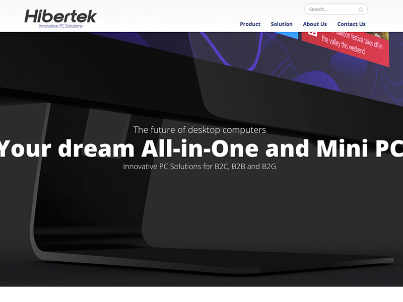 網頁設計|網站設計案例, Hibertek 華研科